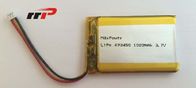 जीपीएस के लिए 3.7 वी 493450 1020 एमएएच सैल लीपोलिमर बैटरी पैक IEC62133