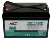 डीप साइकिल LFP LiFePO4 लिथियम बैटरी पैक रिचार्जेबल 12V 100ah
