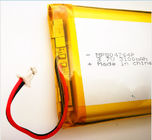 11.47 वाट लिथियम आयन पॉलिमर बैटरी पैक 804764 3100mah 3.7V KC CB UL के साथ कनेक्टर के साथ
