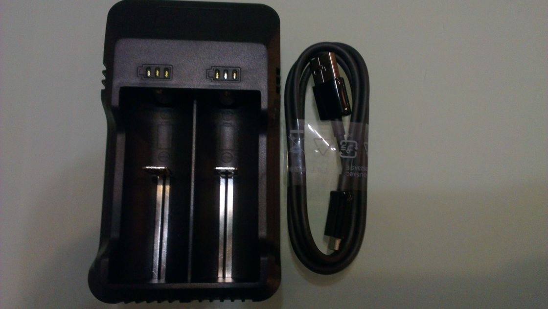 यूएसबी 18650 लिथियम आयन बैटरी चार्जर 2 स्लॉट पीसी स्मारक फोन चार्जर