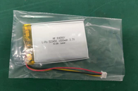 IEC62133 रिचार्जेबल लिथियम पॉलिमर बैटरी GPS 523450 3.7V 1000mAh