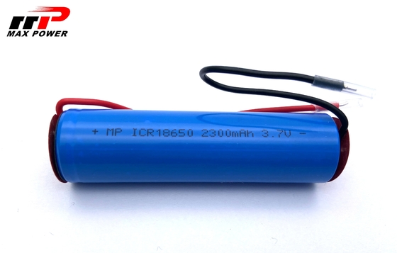 2300mAh 18650 3.7V लिथियम आयन रिचार्जेबल बैटरी उच्च तापमान प्रतिरोध