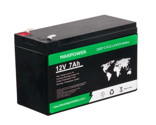 डीप साइकल रिचार्जेबल लिथियम आयन लाइफपो4 बैटरी 12V 12.8V 24V 6ah 7ah 9ah 12ah 14ah 28ah 30ah