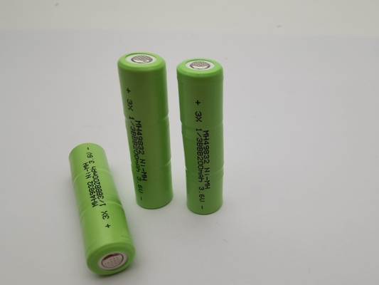UL 3.6V 200mAh NIMH रिचार्जेबल बैटरी 1/3BBB कस्टम NIMH बैटरी पैक उपयोग करने के लिए तैयार NIMH बैटरी लंबे चक्र जीवन