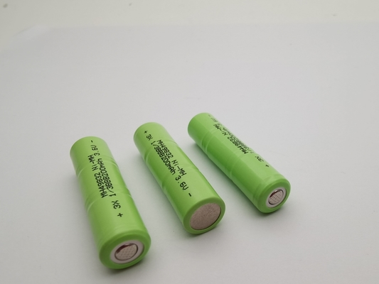 UL 3.6V 200mAh NIMH रिचार्जेबल बैटरी 1/3BBB कस्टम NIMH बैटरी पैक उपयोग करने के लिए तैयार NIMH बैटरी लंबे चक्र जीवन