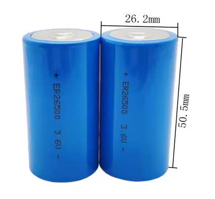 er26500 3.6v 8500mah 9ah lisocl2 बैटरी Er26500 C आकार की लिथियम बैटरी 3.6V 9000mah प्राथमिक लिथियम बैटरी