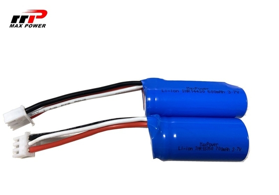 18350 3.7v 700mAh 10C उच्च शक्ति डिस्चार्ज रिचार्जेबल लिथियम आयन बैटरी UL KC CB PSE के साथ