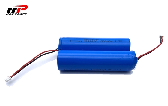 2500mAh 18650 3.7V लिथियम आयन रिचार्जेबल बैटरी जीपीएस उपयोग