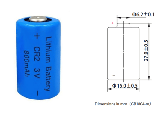 Li Mno2 CR2 CR15270 टिकाऊ CR2 3.0V 800mAh बैटरी 3.0v 800mAh 900mAh लिथियम बैटरी