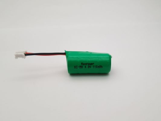 रिचार्जेबल 110mAh 4.8V Ni-MH बटन बैटरी पैक NiMH बटन बैटरी 4.8V 110mAh
