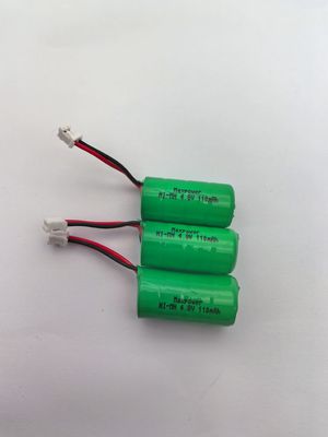 रिचार्जेबल 110mAh 4.8V Ni-MH बटन बैटरी पैक NiMH बटन बैटरी 4.8V 110mAh