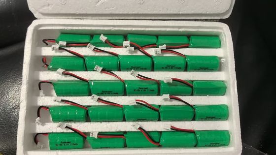 रिचार्जेबल 110mAh 4.8V Ni-MH बटन बैटरी पैक NiMH बटन बैटरी 4.8V 110mAh