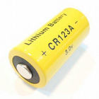 प्राइमरी CR123A 3.0V रिचार्जेबल Li-Mno2 बैटरी 1500mAh नॉन टॉक्सिक