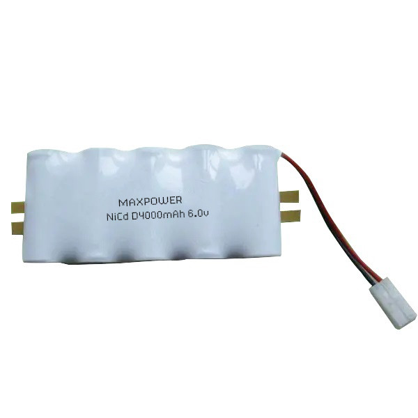 आपातकालीन प्रकाश व्यवस्था के लिए सीलबंद NiCd रिचार्जेबल बैटरी पैक