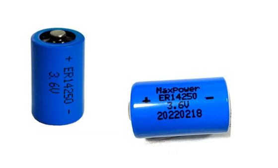 1/2 AA लिथियम थियोनील क्लोराइड बैटरी 3.6v Er14250 1200mAh