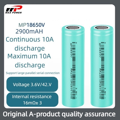 3.7V 18650V 2900mAh लिथियम-आयन बैटरी -40°C से 85°C विस्तृत तापमान