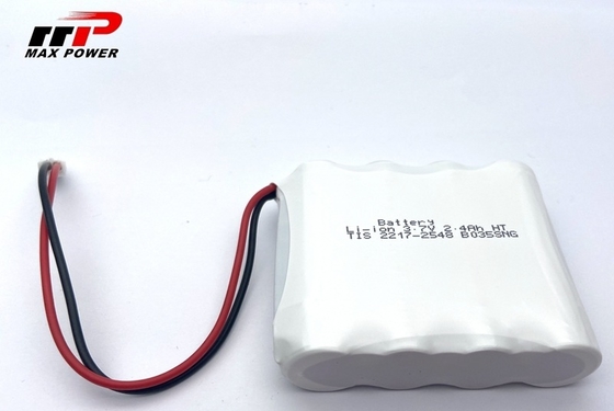3.7V 2400mAh 14500 लिथियम आयन बैटरी पैक जीपीएस के लिए व्यापक तापमान -40°C-80°C उपयोग के लिए
