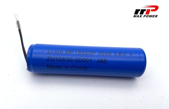 3000mAh 3.6V 18650 लिथियम आयन बैटरी बीआईएस आईईसी2133 सीबी