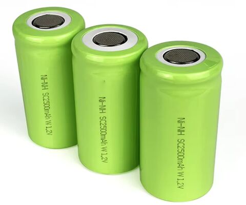 SC2500mAh 1.2V Ni-MH रिचार्जेबल बैटरी 1000 साइकल लंबी लाइफ और उच्च क्षमता के साथ