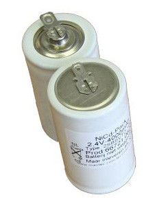 2.4V नी-सीडी आपातकालीन प्रकाश बैटरी डी 4000 एमएएच उल उच्च क्षमता