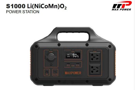 1000W 1200W पोर्टेबल पावर स्टेशन बिजली की आपूर्ति LiFePO4 बैटरी पैक