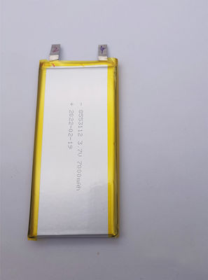 7000mah लिथियम पॉलिमर बैटरी 0.2C 3.7V KC 8553112 UL IEC62133 के साथ